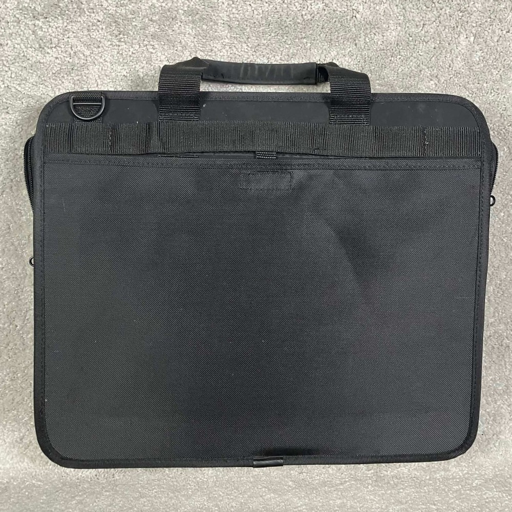 Vintage IBM ThinkPad Black Laptop Messenger Bag Briefcase Shoulder Strap 16" - Picture 9 of 12